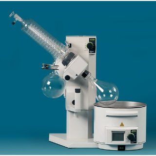 Buchi Rotavapor 23021V120 R 210 Series Rotary Evaporator without Display, 29/32 Standard Taper Joint, Glass Assembly V with Plastic Coating, with V 855 Vacuum Controller and Valve Unit, 100 120V: Science Lab Rotary Evaporators: Industrial & Scientific