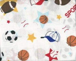 Sports Theme Twin Size Sheet Set 3 Piece Baseball Football Soccer Basketball Sheets SlingShot : Everything Else