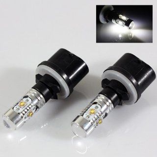 2 X 15W SMD High Power LED 881 Bulbs DRL Xenon White Driving Lamps Fog Lights: Automotive