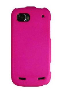 HHI Rubberized Shield Hard Case for ZTE N861 Warp II   Hot Pink (Package include a HandHelditems Sketch Stylus Pen): Cell Phones & Accessories