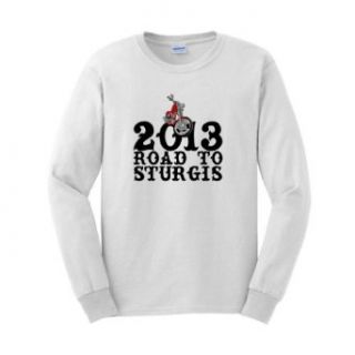 Road Sturgis 2013 Motorcycle Rally Long Sleeve T Shirt: Clothing