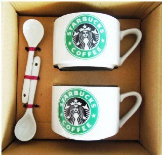 City Block Starbucks Coffee Mug Set Great Gift for Family Friends (Green) Coffee Cups Kitchen & Dining