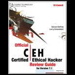 Official Certified Ethical Hacker Review Guide For Version 7.1