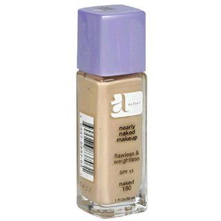 Almay Nearly Naked Makeup with SPF 15, Naked 160, 1 Ounce Bottles (Pack of 2)  Foundation Makeup  Beauty