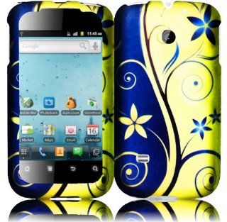 For Huawei Ascend 2 M865 M865C Hard Cover Case Royal Swirl: Cell Phones & Accessories