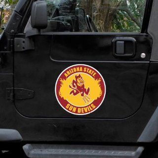 NCAA Arizona State Sun Devils 12'' Team Logo Car Magnet  Sports Related Tailgater Mats  Sports & Outdoors