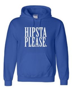 Adult Hipsta Please Hipster Please Hooded Sweatshirt Hoodie: Novelty Athletic Sweatshirts: Clothing