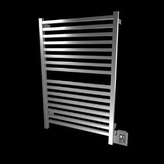 Amba Q 2842 Quadro Wall Mount Electric Dual Purpose Radiator Finish Brushed   Towel Warmers