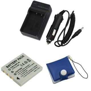 BIRUGEAR Replacement Travel Charger Kit + Battery + Memory Card Case for Sanyo Xacti VPC E870 / VPC E870G : Camera And Camcorder Battery Chargers : Camera & Photo