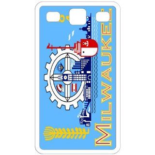 Milwaukee Wisconsin WI City State Flag White Samsung Galaxy S3   i9300 Cell Phone Case   Cover: Cell Phones & Accessories