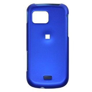 Samsung Mythic Rubberized Hard Case   Blue Cell Phones & Accessories