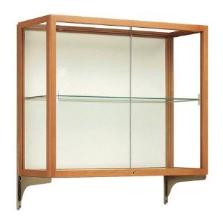 Heirloom 894 Series Wall Mounted Display Case w/ Hardwood Finish: Sports & Outdoors