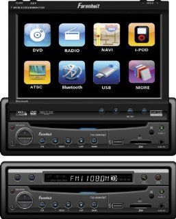 Farenheit TID 894NR Single DIN A/V Receiver with Flip Out 7 Inch Display without Bluetooth : Vehicle Dvd Players : Car Electronics