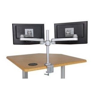 Sunway LCD Flat Panel Computer Monitor Arm Mount w/ 2 Dual Arm Connection & Grommet Mount (FPA875VG)  Computer Monitor Stands 