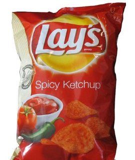 Lay's Spicy Ketchup Flavored Potato Chips, 2.875 Oz Bags (Pack of 20)  Grocery & Gourmet Food