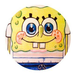 Custom Spongebob Mouse Pad Standard Round Mousepad WP 876 : Office Products