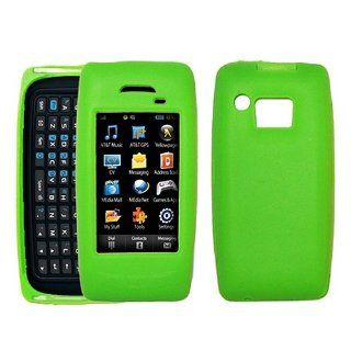 Green Soft Silicone Gel Skin Case Cover for Samsung Impression SGH A877: Cell Phones & Accessories