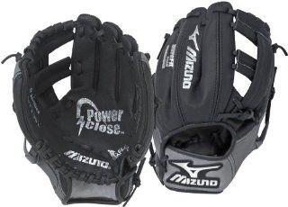 Mizuno Prospect GPP901 Youth Baseball Glove (Black/Smoke, 9 Inch, Left Handed Throw) : Baseball Infielders Gloves : Sports & Outdoors