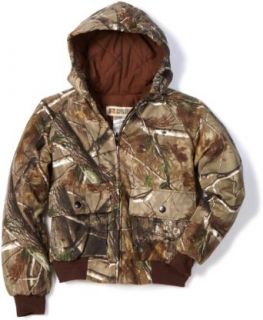 Russell Outdoors Youth Flintlock Hooded Jacket (Small/Realtree AP) : Camouflage Hunting Apparel : Sports & Outdoors