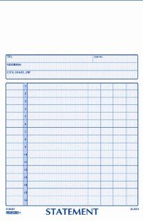 Rediform Statement Book, Carbonless, 2 Part, 5.5 x 8.5 Inches, 50 Forms (8L882)  Calculator And Cash Register Paper 