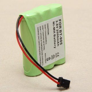 ATC Replacement Battery For Cordless Phone Panasonic PP501 Uniden BT 905 3.6V 2000mAh/2.0Ah NIMH Battery: Everything Else