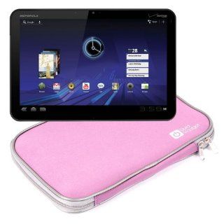 DURAGADGET Pink Water And Impact Resistant Carry Case For Motorola Xoom 10.1 Inch, Xoom 2 & Xoom 2 Media Edition Android Tablet: Computers & Accessories