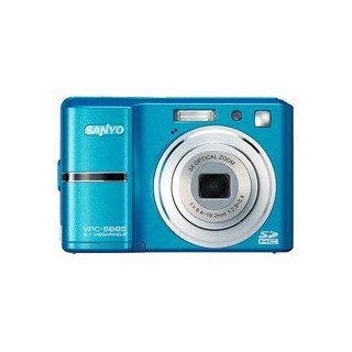 Sanyo Xacti VPC S885 8MP Digital Camera with 3x Optical Zoom, 2.7 LCD, Face Detection   Blue : Camera And Photography Products : Camera & Photo