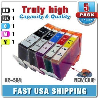 Discountinkllc  5 Packs Compatible Hp 564xl Ink Cartridges Replacement for New Generation Photosmart C309 C310 C311 C410 C510: Office Products