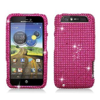 Aimo Wireless MOTMB886PCDI003 Bling Brilliance Premium Grade Diamond Case for Motorola Atrix HD MB886   Retail Packaging   Hot Pink: Cell Phones & Accessories