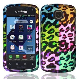 For Pantech Marauder ADR910L Hard Design Cover Case Bright Colorful Leopard Cell Phones & Accessories