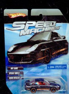Hot Wheels Speed Machines Porsche 911 GT3 Road BLACK 164 Scale Toys & Games