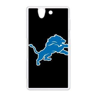Detroit Lions Team Hard Plastic Back Cover Case for Sony Xperia Z: Cell Phones & Accessories