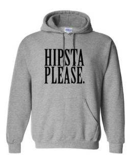 Adult Hipsta Please Hipster Please Hooded Sweatshirt Hoodie: Novelty Athletic Sweatshirts: Clothing