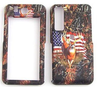 Samsung Behold T919Camo Camouflage Hunter Series Deer & USA Flag Hard Case/Cover/Faceplate/Snap On/Housing/Protector Cell Phones & Accessories