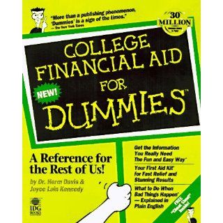 College Financial Aid for Dummies: Herm Davis, Joyce Lain Kennedy: 9780764550492: Books