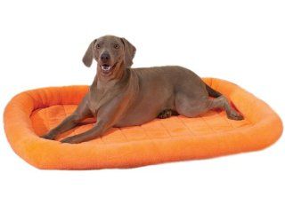 Slumber Pet Velvet Terry Crate Dog Bed, X Large, Nectarine : Pet Supplies