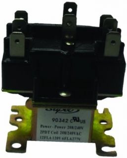 Supco 90340 General Purpose Switching Relay, 24 V Coil Voltage, Double Pole Double Throw Contacts Electronic Relays