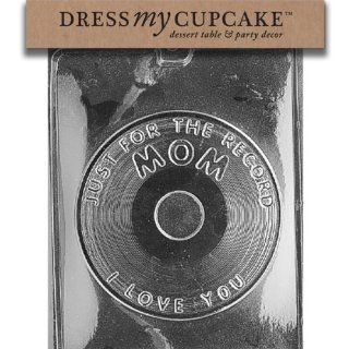 Dress My Cupcake DMCD069SET Chocolate Candy Mold, Just for The Record Mom I Love, Set of 6: Candy Making Molds: Kitchen & Dining