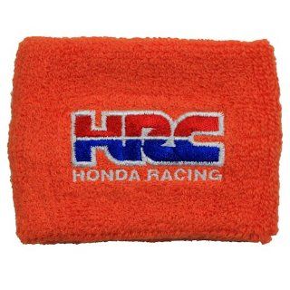 HRC Honda Racing Orange Brake Reservoir Sock Cover Fits CBR, 600, 1000, 600RR, 1000RR, 954, 929, RC51: Automotive