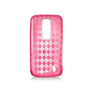 LG Nitro HD P930 Clear Hex Red Flex Transparent Cover Case: Cell Phones & Accessories