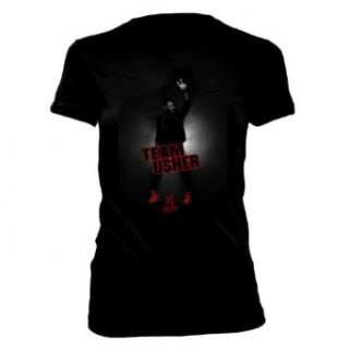 The Voice Women's Team Usher Red Shoes Junior T Shirt: Clothing