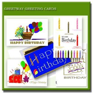Assorted Boxed Birthday Greeting Cards Made From Children's Artwork. 50 Cards Pack, $5.00 Goes to School of Choice. Help Schools, Encourage Children's Creativity : Blank Greeting Cards Or Greeting Card Envelopes : Office Products