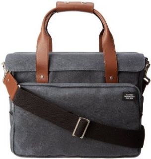 Jack Spade Stone Burlap Survey Bag Briefcase,Slate,One Size: Clothing
