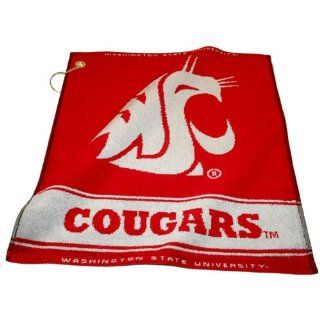 BSS   Washington State Cougars NCAA Woven Golf Towel  