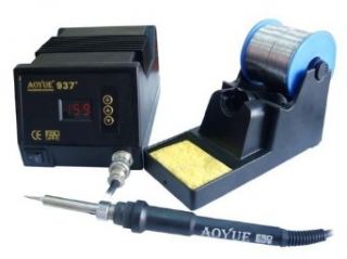 Aoyue 937+ Digital Soldering Station   ESD Safe includes Spare Element UPDATED VERSION!!: Soldering Iron: Industrial & Scientific