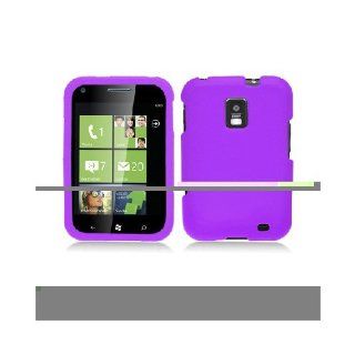 Samsung Focus S i937 SGH I937 Purple Soft Silicone Gel Skin Cover Case: Cell Phones & Accessories