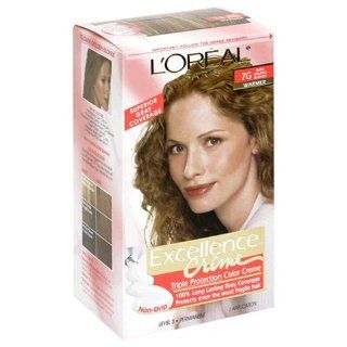 Loreal Excellence Triple Protection Hair Color Creme, 7g Dark Golden Blonde   1 Ea (Pack of 3) : Chemical Hair Dyes : Beauty