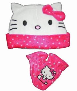 Hello Kitty Toddler Girls Hat & Mitten Set Clothing