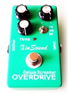 XINSOUND PRO SERIES   FS 919 Deluxe "Hand Wired" Tube Screamer Overdrive Electric Guitar Effect Pedal with JRC4558 Chip: Musical Instruments