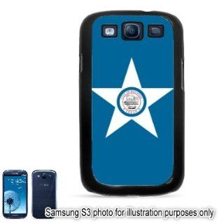 Houston Texas TX City State Flag Samsung Galaxy S3 i9300 Case Cover Skin Black: Cell Phones & Accessories